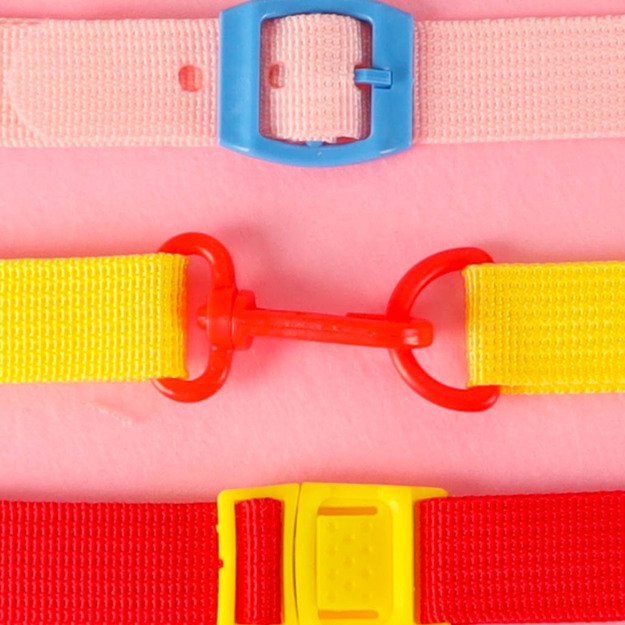 Sensory sensory montessori manipuliatorių lentos kuprinės dėklas rožinis 15