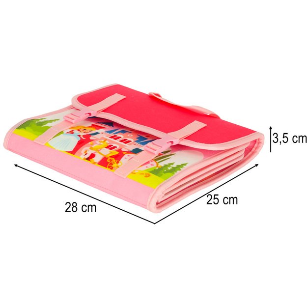 Sensory sensory montessori manipuliatorių lentos kuprinės dėklas rožinis 21