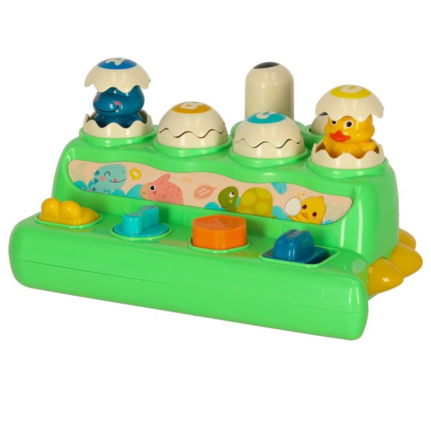 Perforavimo žaidimas vikrumas perforatorius dinozauras pop-up gyvūnai 4