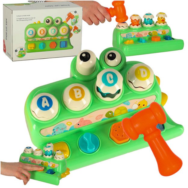 Perforavimo žaidimas vikrumas perforatorius dinozauras pop-up gyvūnai