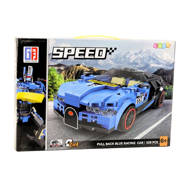 Robot Car 2in1 Hurricane Blue Construction Bricks 328 pcs. 2