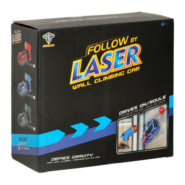 RC Laser Controlled Wall Driving Car (Blue)