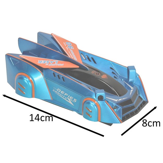 RC Laser Controlled Wall Driving Car (Blue)