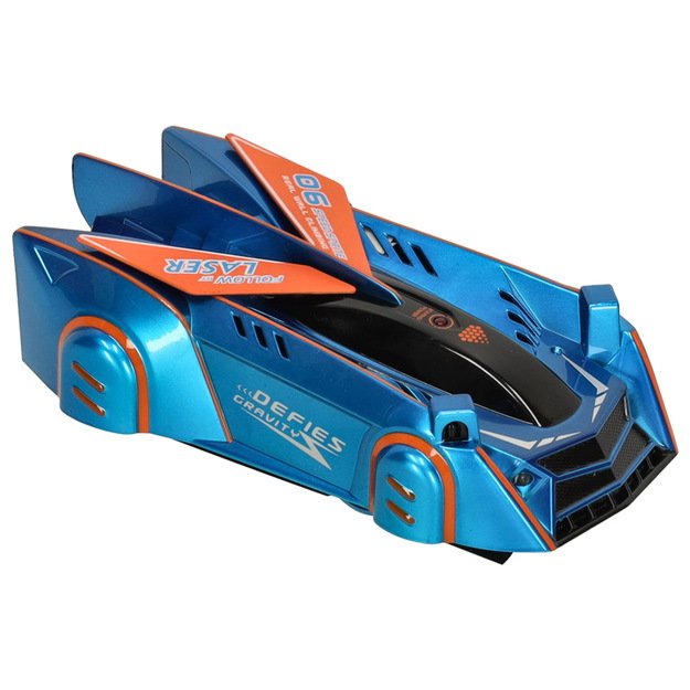 RC Laser Controlled Wall Driving Car (Blue)