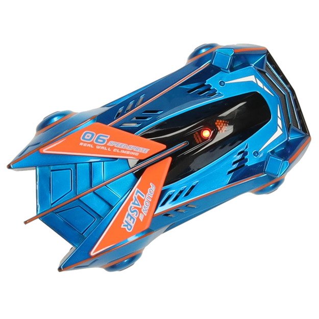 RC Laser Controlled Wall Driving Car (Blue)