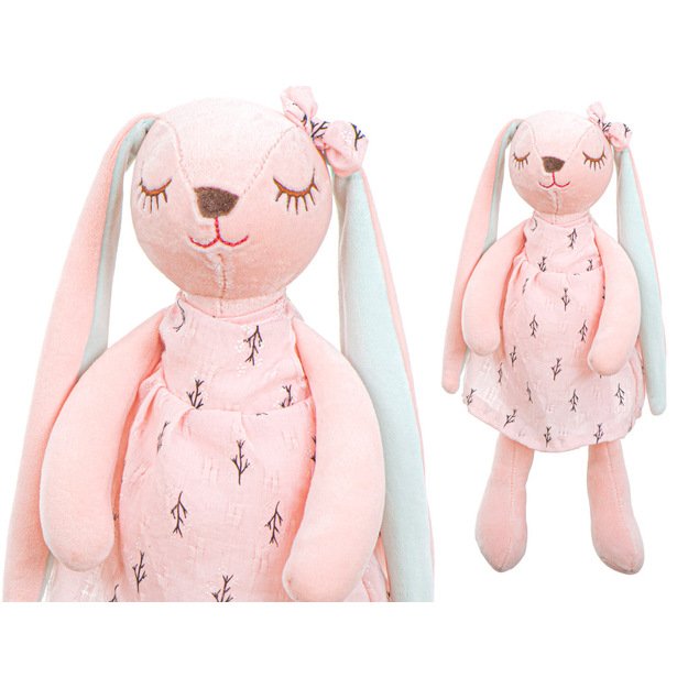 Plush rabbit pink 35cm