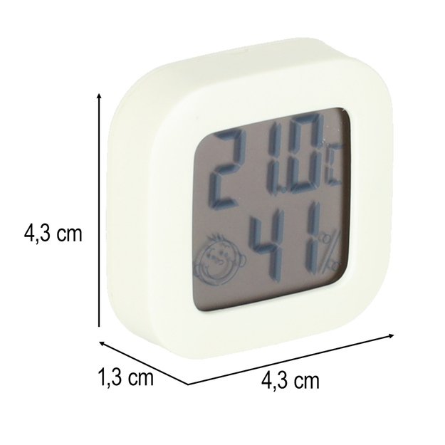 Higrometras Kambario termometras Drėgmės matuoklis LCD 17