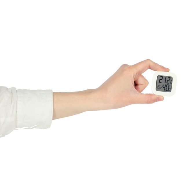 Higrometras Kambario termometras Drėgmės matuoklis LCD 16