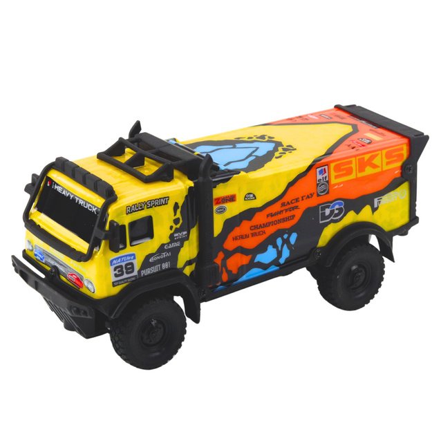 Remote Controlled Truck RC Remote Control Sounds Yellow 1