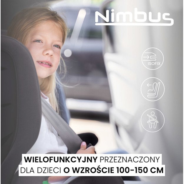 NIMBUS CAR SEAT I-SIZE 4-12 CAMEL (100-150cm) 11