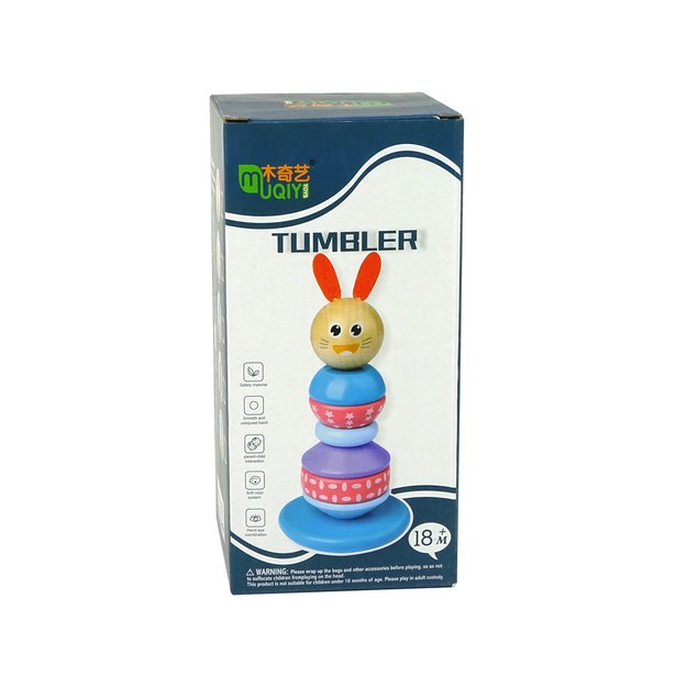 Wooden Educational Pyramid Panda Balancing Tower 2