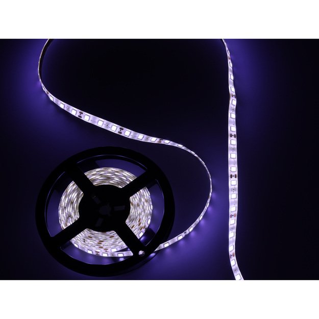 LED juosta SMD 3528 5 m vandeniui atspari šaltai balta