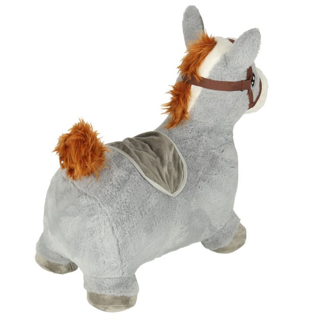 Pripučiamas pliušinis šokliukas arkliukas 6