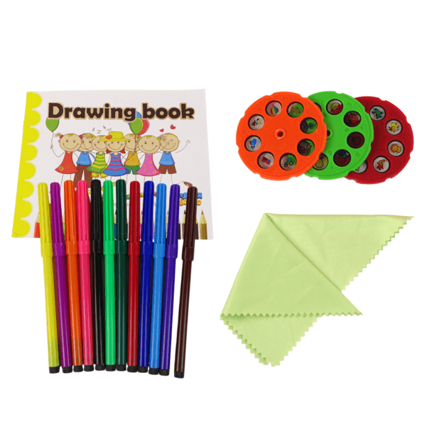 DINOSAUR TABLE WITH PROJECTOR FOR DRAWING + ACCESSORIES  COLOUR PINK 3