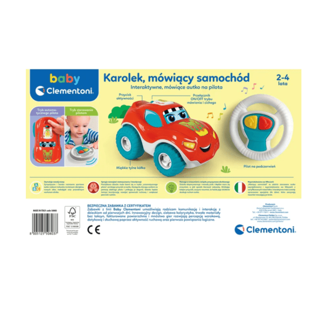 Remote-Controlled Talking Karolek Polish Language Clementoni 50803