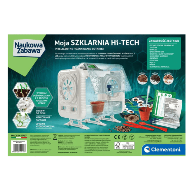 Scientific Fun HI-TECH Greenhouse Lab: Botanical Experiments Clementoni 50915 4