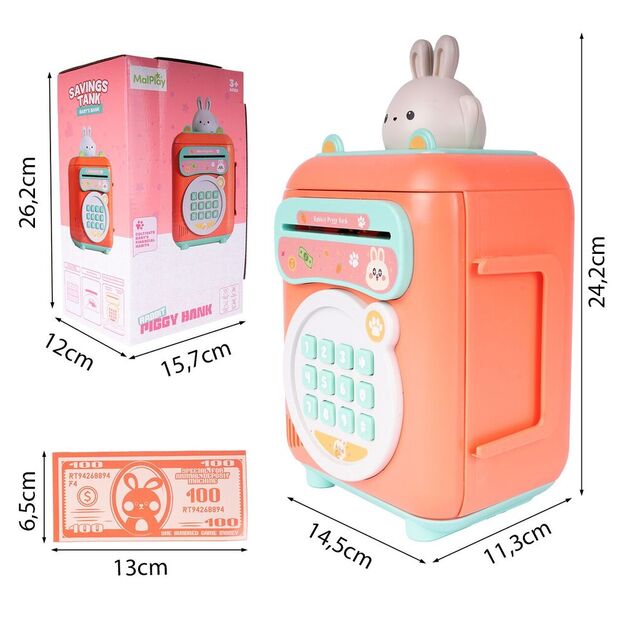  Interactive children's piggy bank - safe