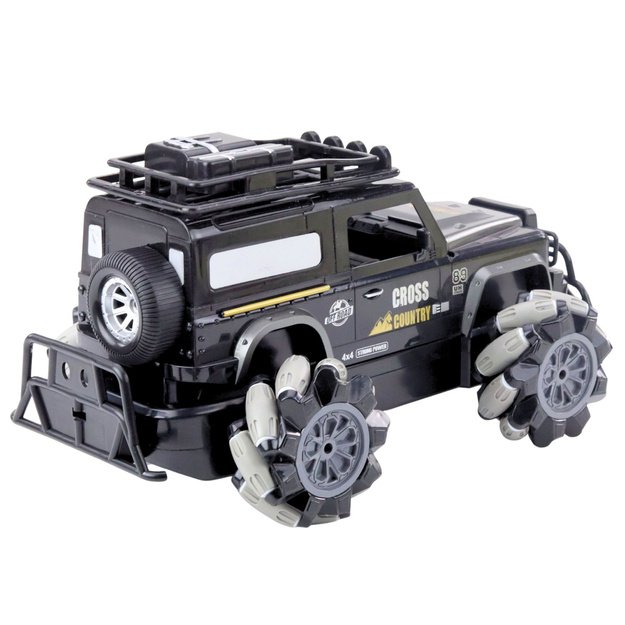 RC Off-Road Car Remote Controlled 360&deg; Rotation 1:12 Black