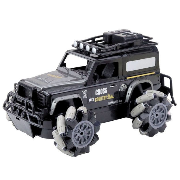 RC Off-Road Car Remote Controlled 360&deg; Rotation 1:12 Black