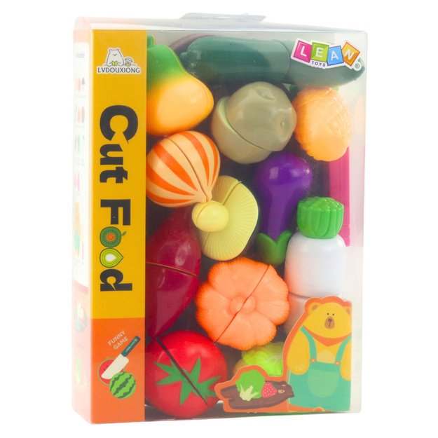 Vegetable Chopping Set Board Knife Educational Accessories For Children 4