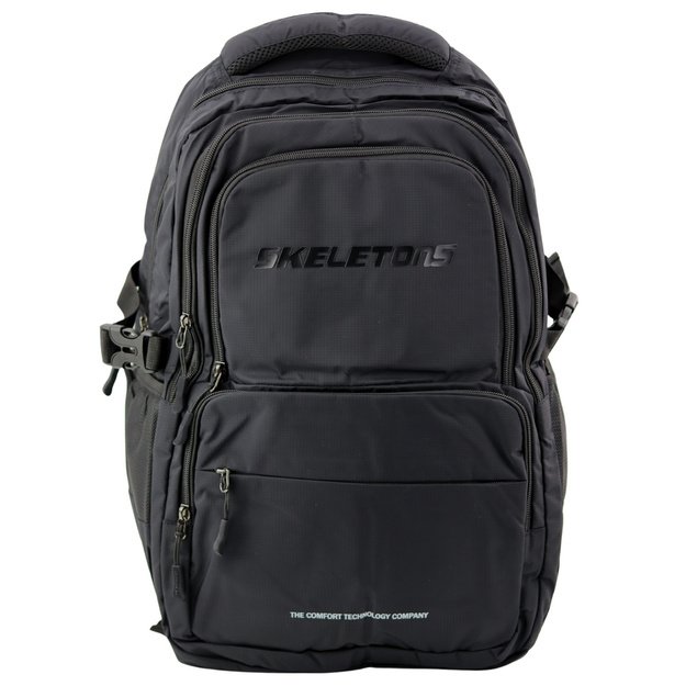 Functional City Backpack 9 Pockets Black 35L 48cm