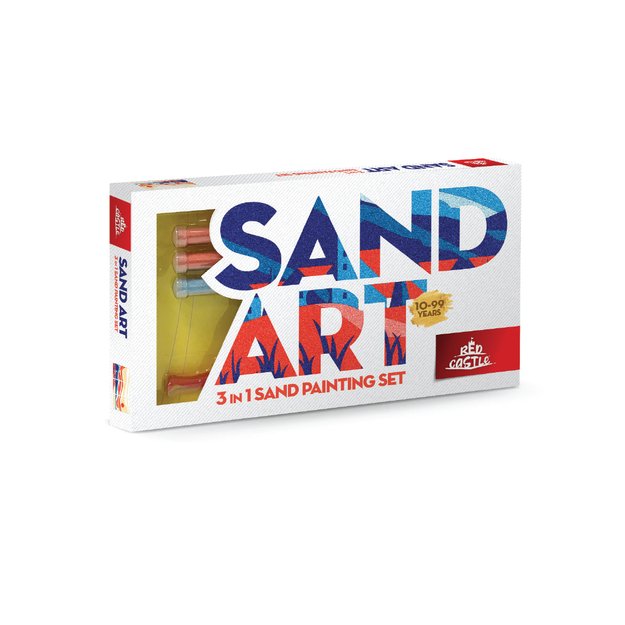 Red Castle sand art set 3in1