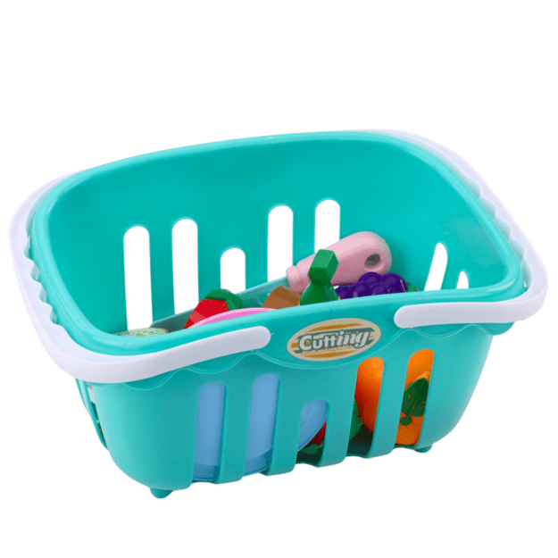 VAISIŲ PJAUSTYMO RINKINYS  – PARDUOTUVĖS KREPŠELIS VAIKAMS 1