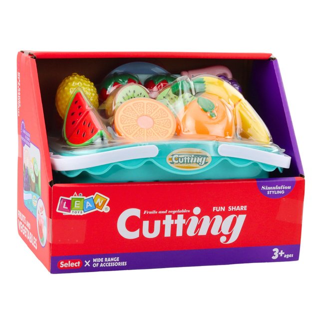 VAISIŲ PJAUSTYMO RINKINYS  – PARDUOTUVĖS KREPŠELIS VAIKAMS 3