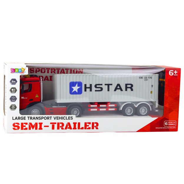 Remote Controlled RC Container Truck 6CH 270° Turning Angle 4