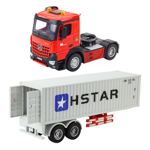 Remote Controlled RC Container Truck 6CH 270° Turning Angle 2