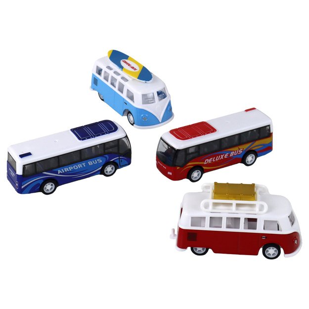 Kemperių ir autobusų rinkinys su trinties pavara 1:87 (4 vnt.) 4