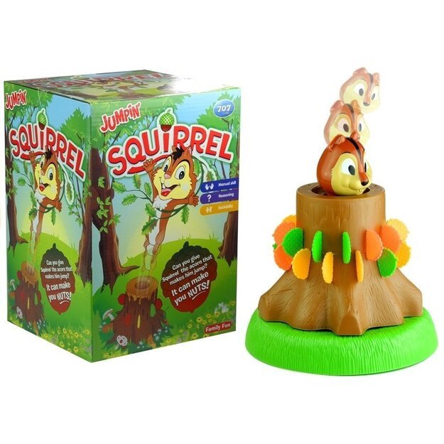 Jumpin  Squirrel Family Game Pop-out Squirrel