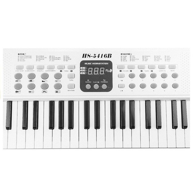 Keyboard Organs HS5416 54 Keys White 70 cm
