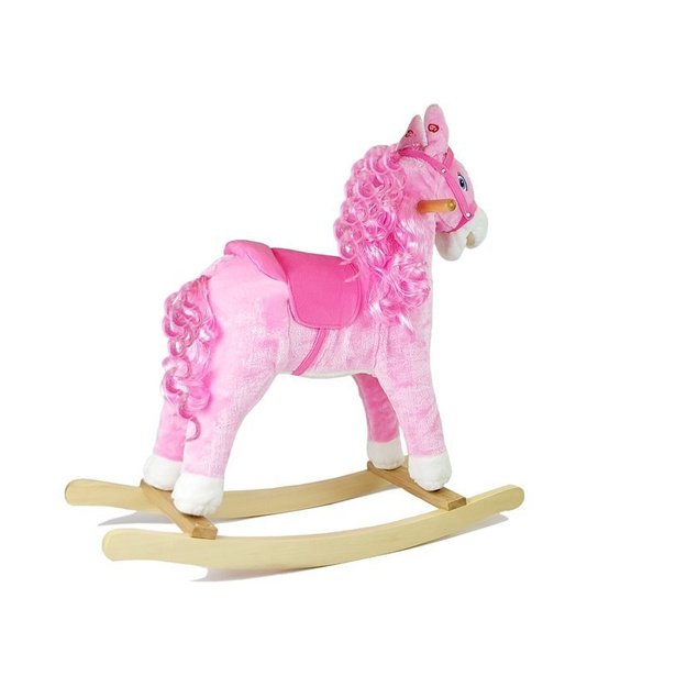 Rocking Horse 74cm Pink