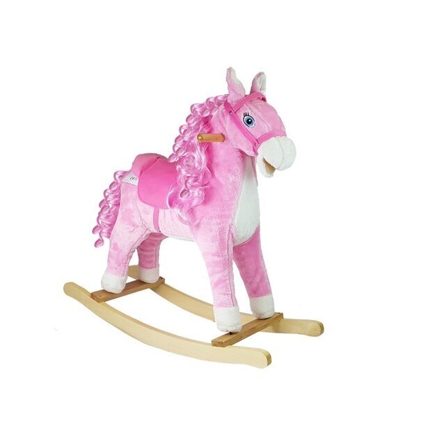 Rocking Horse 74cm Pink
