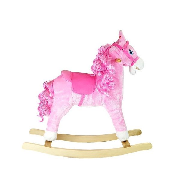 Rocking Horse 74cm Pink