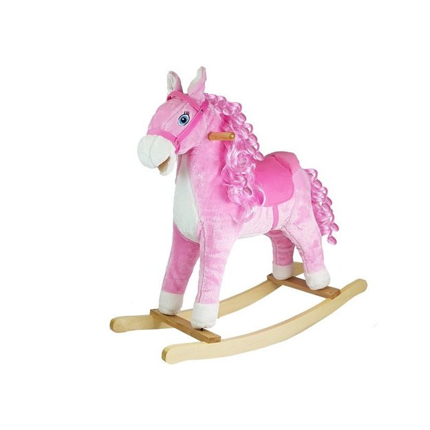Rocking Horse 74cm Pink