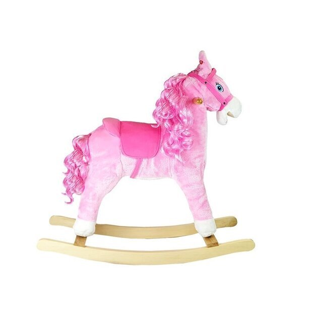 Rocking Horse 74cm Pink