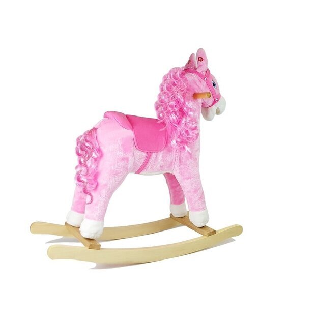 Rocking Horse 74cm Pink
