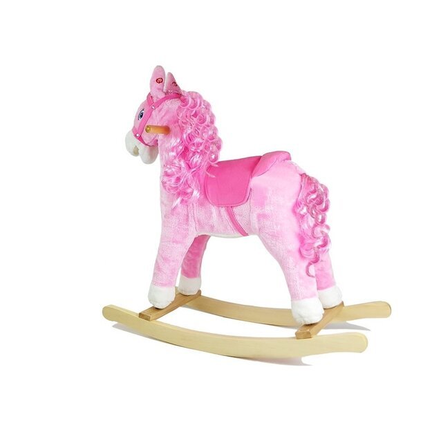 Rocking Horse 74cm Pink
