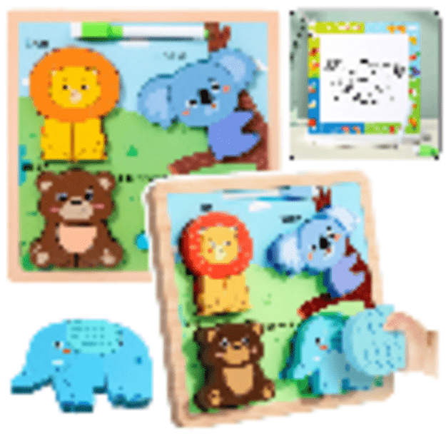 MEDINĖ EDUKACINĖ DĖLIONĖ SU LAUKINIAIS GYVŪNAIS IR PIEŠIMO LENTA 5