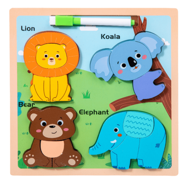 MEDINĖ EDUKACINĖ DĖLIONĖ SU LAUKINIAIS GYVŪNAIS IR PIEŠIMO LENTA 3