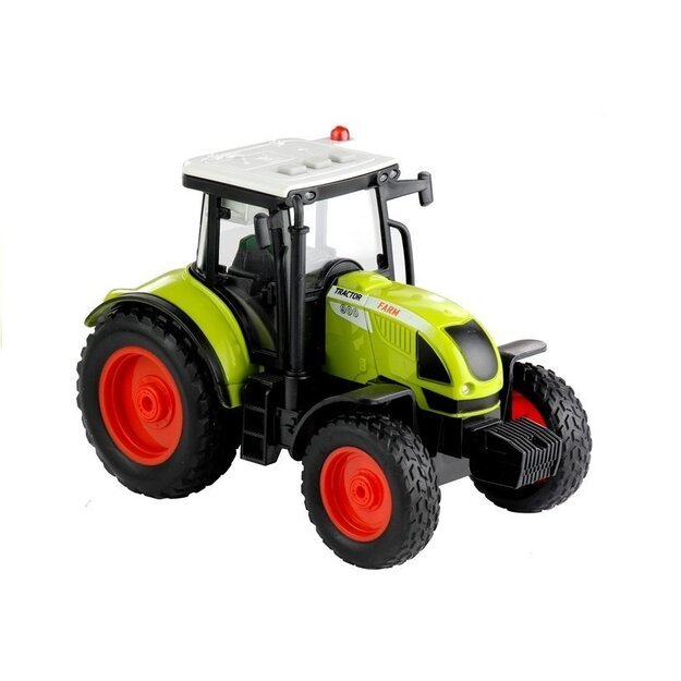 Tractor with Round Baler for Baling Noise making 37,5 cm