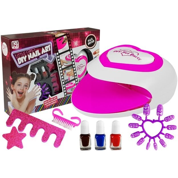 Children s Nail Polish Set + Nail Lamp