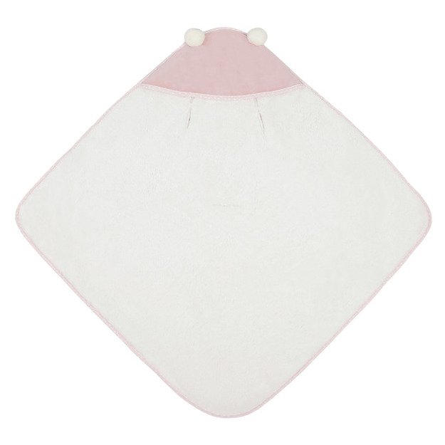 CARRY COT SWADDLE PLUSH BLANKET RAM 75X75 PINK 1