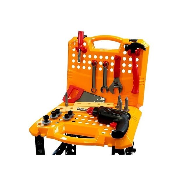 Didelis dirbtuvių rinkinys, išplečiamas dėkle 10