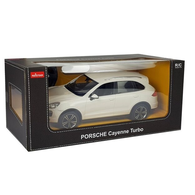 Car R/C Porsche Cayenne Turbo Rastar 1:14 White