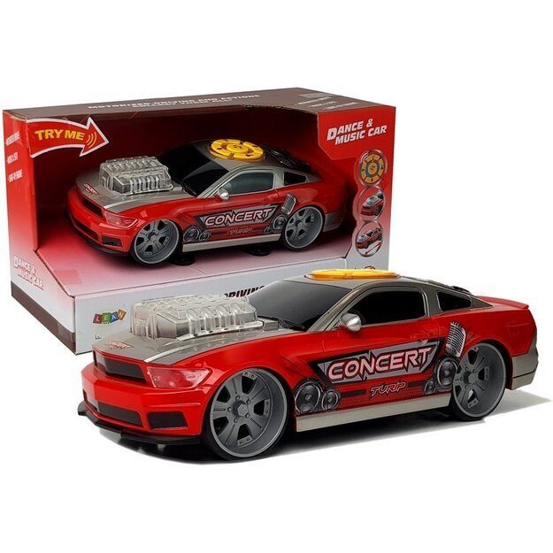 "Auto DJ" su muzikos skydeliu ir šviesos garsiakalbiais