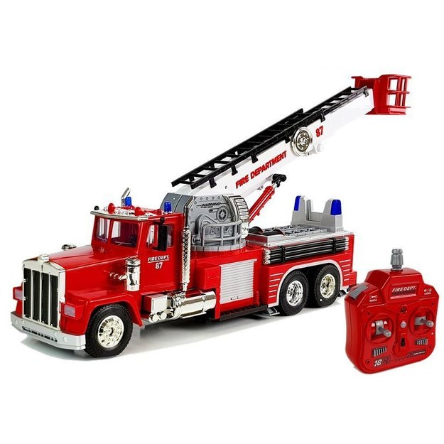 Firetruck Extendable Rotary Ladder R / C Sound Light Siren