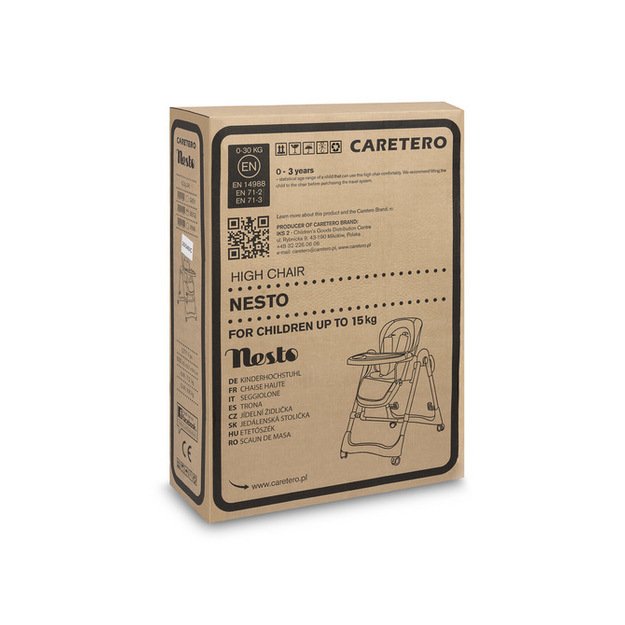 FEEDING CHAIR NESTO GREY 18